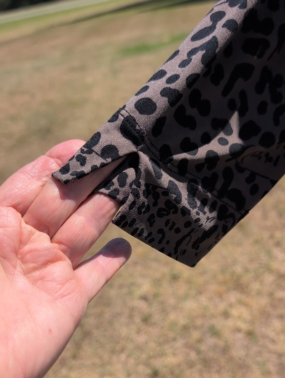 Banana Republic Women's Taupe and Black Animal-Print Shift Dress - Picture 3 of 5